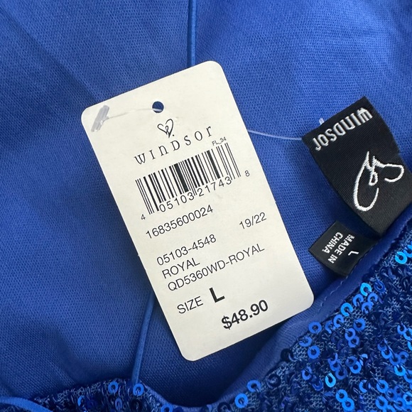 Blue Mini Bodycon Dress - Picture 8 of 8